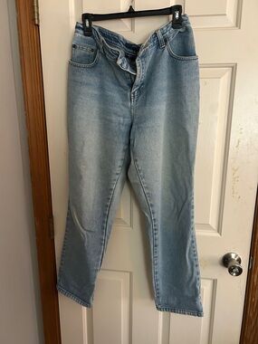 bill blass Light Blue Straight Leg Women's Jeans
